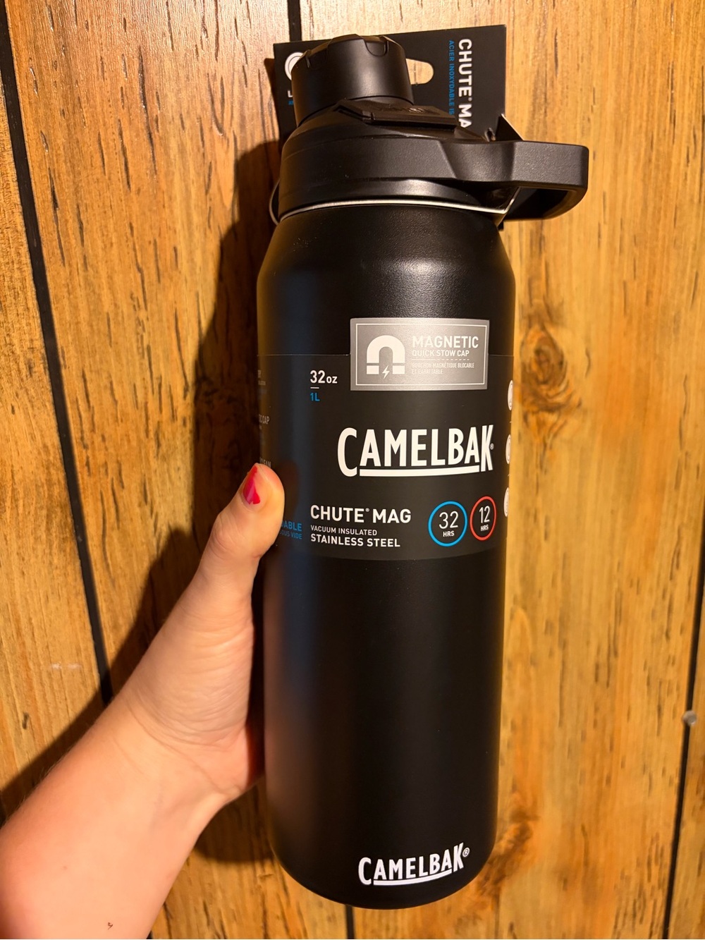 Camelbak Chute Mag Stainless Steel Water Bottle - Black